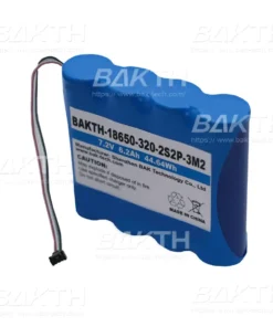 BAKTH-18650-320-2S2P-3M2, 7,2 V, 6,2 Ah, batería de iones de litio de 44,64 Wh