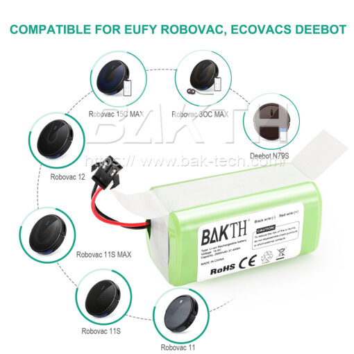 BAKTH-18650-4S-11S 14.4V 2600mAh