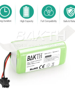 14.4V 2600mAh Lithium ion Replacement Batteries Compatible for Robot Vacuum Cleaners