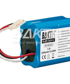 BAKTH-200AA-6S-5M 7,2V 2200mAh | Ni-Mh-Akku 7,2 V 2200 mAh Ersatzakku für Staubsauger | Haushaltsbatterie: Spannung: 7,2 V, Kapazität: 2200 mAh