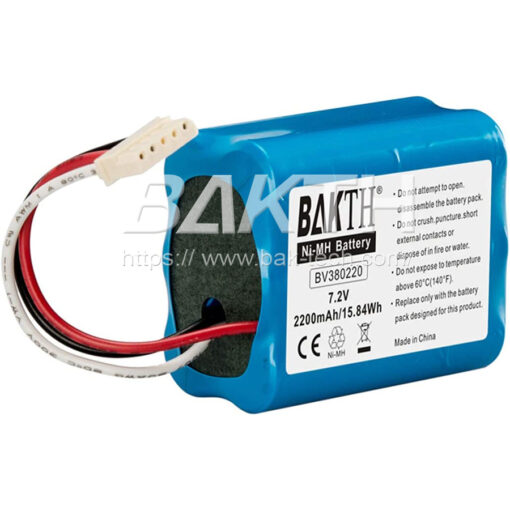 BAKTH-200AA-6S-5M 7.2V 2200mAh |镍氢电池 7.2V 2200mAh 吸尘器电池更换 |家用电池：电压：7.2V 容量：2200mAh