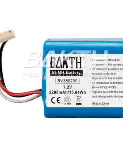 BAKTH-200AA-6S-5M 7,2V 2200mAh | Ni-Mh-Akku 7,2 V 2200 mAh Ersatzakku für Staubsauger | Haushaltsbatterie: Spannung: 7,2 V, Kapazität: 2200 mAh