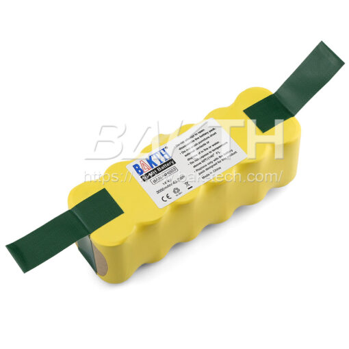 Batterie de remplacement Ni-Mh 14,4 V compatible avec iRobot Roomba R3 500 600 700 800 Series BAKTH 200SC-1