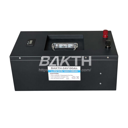 BAKTH 24V 100Ah 2400Wh 8S1P lifepo4