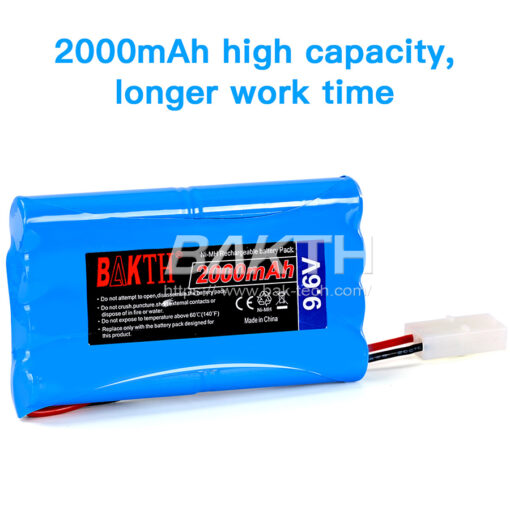 Batterie Ni-Mh BAK TH 9,6V 2000mAh