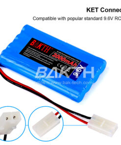 Ni-Mh battery BAKTH 9.6V 2000mAh