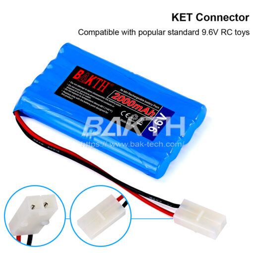 Ni-Mh battery BAKTH 9.6V 2000mAh