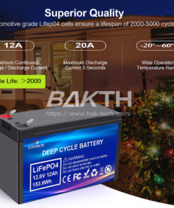 BAK TH 32700FE 4S2P C 12.8V 12Ah 153.6 Wh