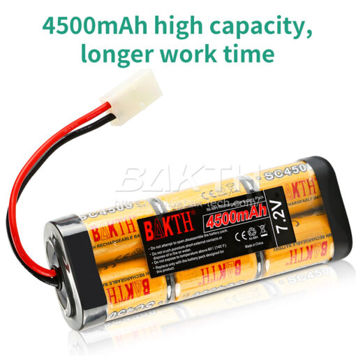 BAK-TH 450SC 6S RC Ni-Mh Battery 7.2V 4500mAh