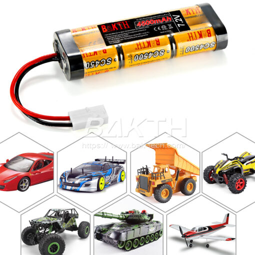 BAKTH 450SC 6S RC Batería Ni-Mh 7.2V 4500mAh tecnología